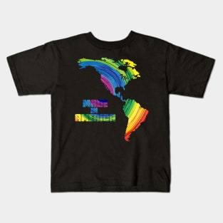 made in america Rainbow Kids T-Shirt